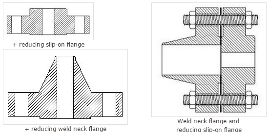 Draws of Reducing Flanges