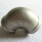 90 Degree Stainless Steel Threaded Elbow