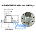 ANSI/ASME B16.5 Class 1500 Weld Neck Flanges