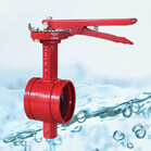 Handle Grooved End Butterfly Valve