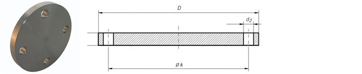 Dimensions & Approximate Masses DIN 2527 Flange Blind