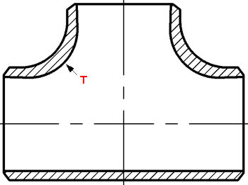 Butt weld fittings: Straight tee (cross)/ reducing tee (cross)
