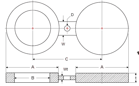 Spectacle Blind Flange drawing