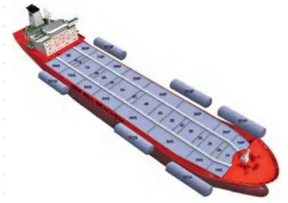 Location of stainless steel cargo hold of ODFJELL se bow star