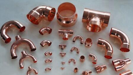 welded thick-walled copper pipe fittings for chemical industry