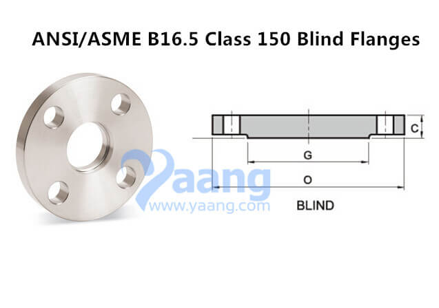Carbon Steel 150# Blind Flange 5 in 