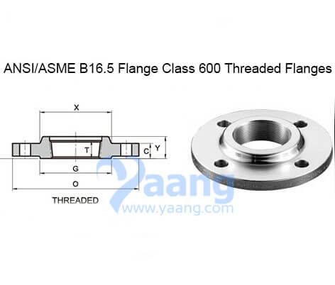 2" 600 Threaded flange Carbon Steel B16 2 A/SA105 