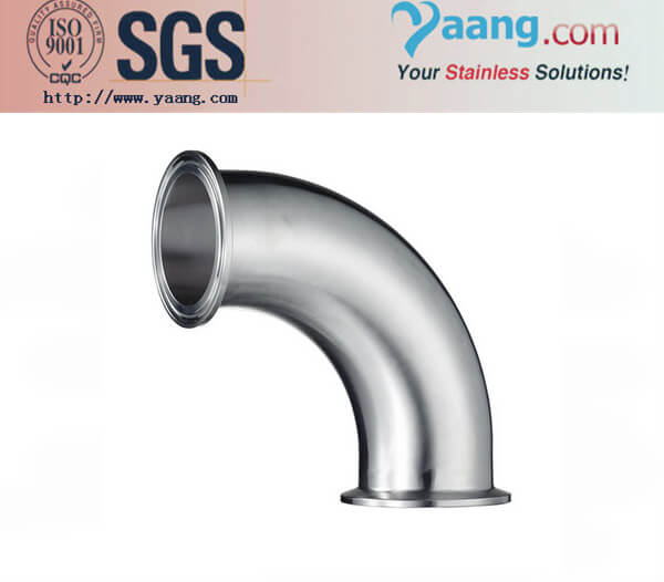 90 Clamped Elbow- Stainless Steel Sanitary and Food Grade Pipe Fittings