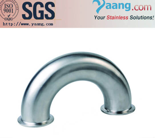 Stainless Steel Sanitary Pipe Fitting 180D Bend