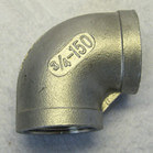 Stainless Steel Threaded 45 90 180 Pipe Elbow