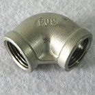 Stainless Steel Threaded Draw as a 90 Degree Elbow