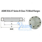 ASME B16.47 Series B Class 75 Blind Flanges